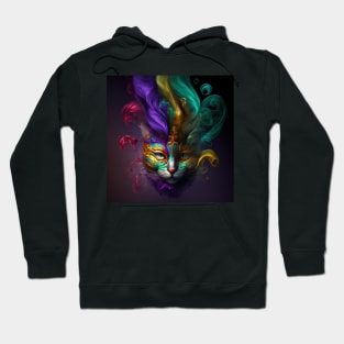 Mardi Gras Cat Hoodie